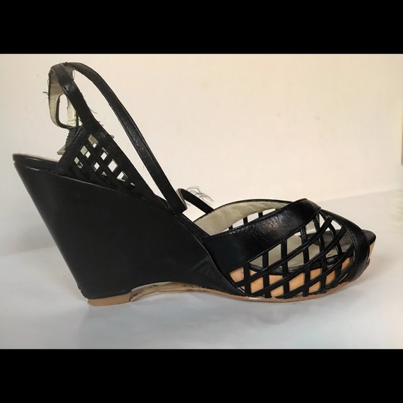 Lovely people genuine leather platform wedge. - Picture 2 of 5